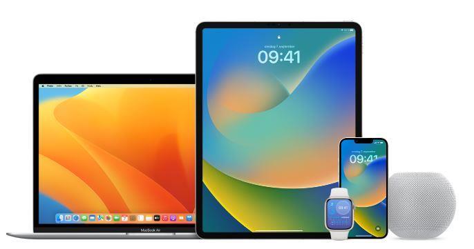 Illustrasjonsbilde av produkter fra Apple - Klikk for stort bilde